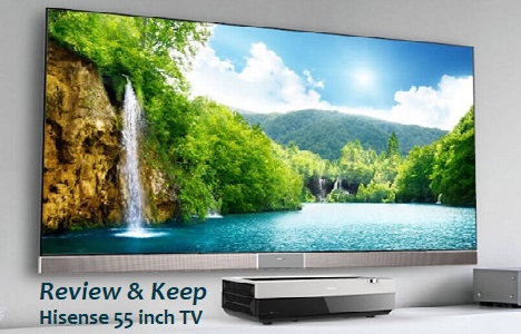 Review And Keep Hisense 55 Inch Smart TV Free UK
