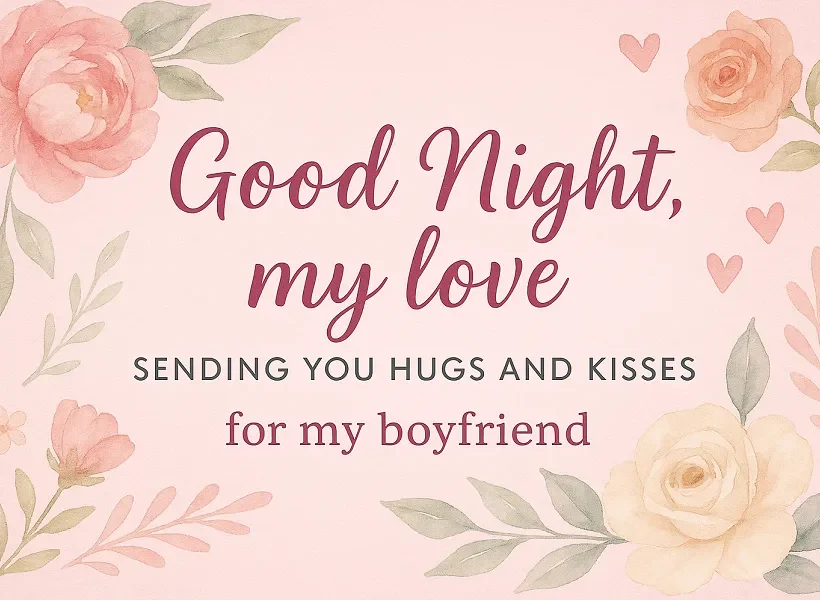 Romantic Good Night Images for Boyfriend – Free UK Love Wishes