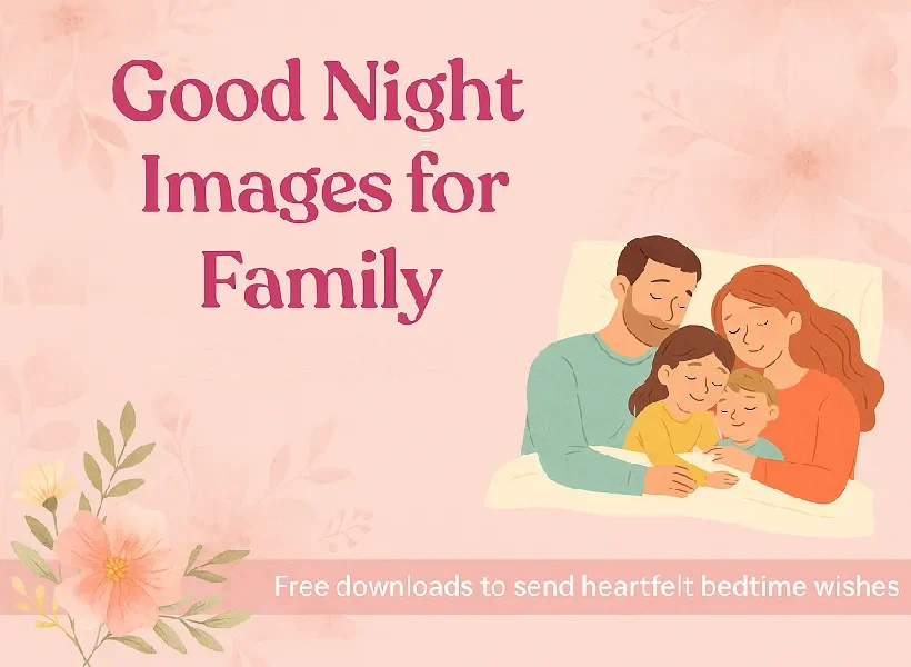 Good Night Images for Family Featured Image
