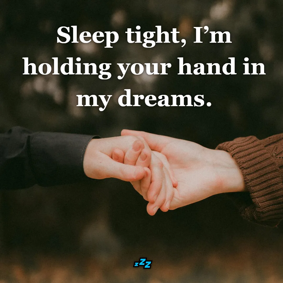 Holding Hands at Night β Good Night Husband Quote Hands holding under starlight good night image