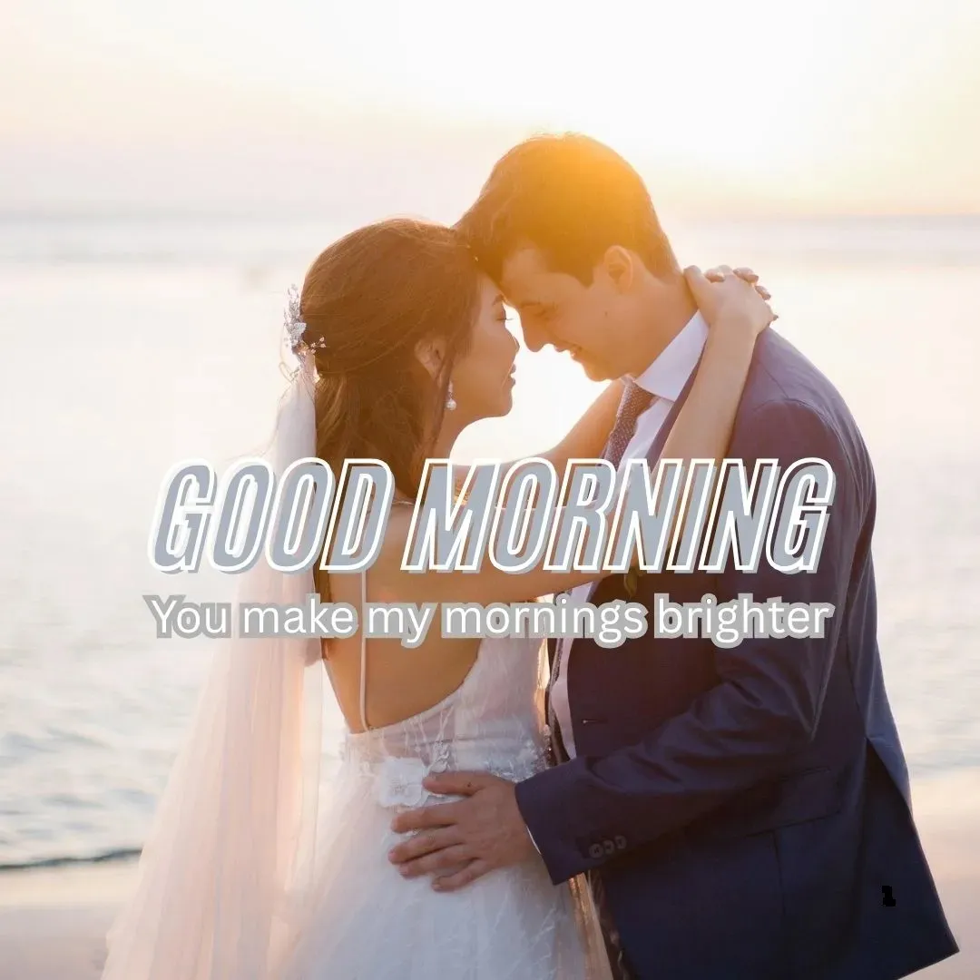Sunrise romantic good morning image for husband