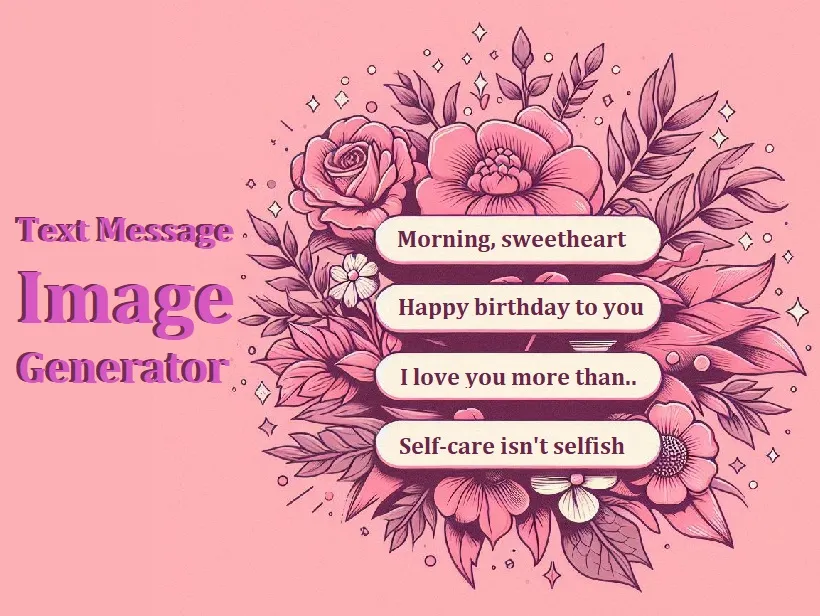 Text Message Image Generator Tool