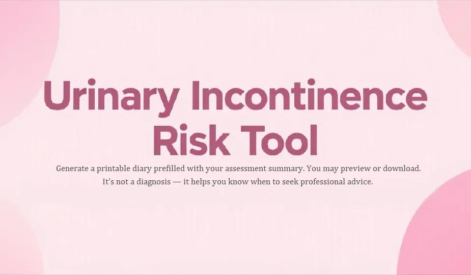 Urinary Incontinence Tool