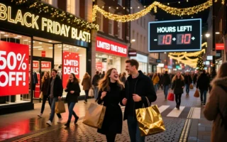 Shoppers in the UK enjoying Best Black Friday Deals, discounts and sales offers